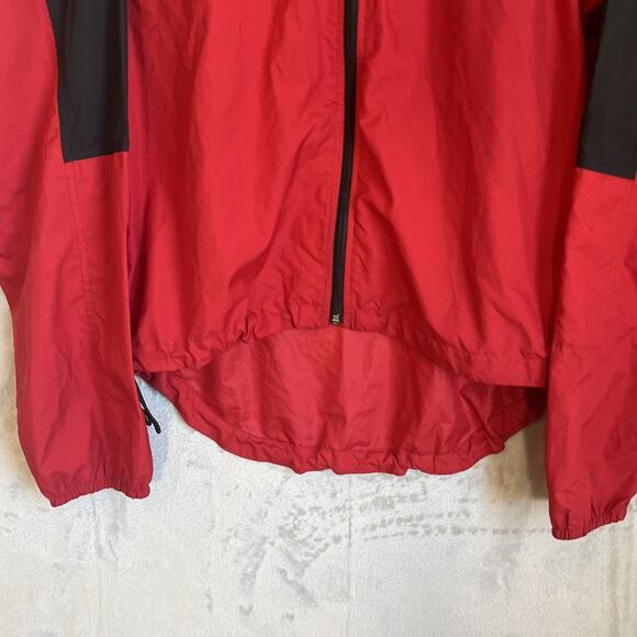 Vintage The North Face Red & Black Windbreaker Full Zip Jacket Mens Size Large - Picture 2 of 9
